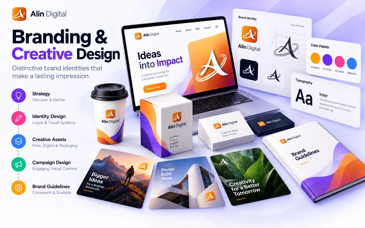 Branding & Creative Design — Alin Digital, Dhaka