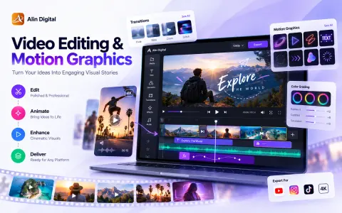 Video Editing & Motion Graphics — Alin Digital, Dhaka