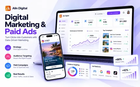 Digital Marketing & Paid Ads — Alin Digital, Dhaka
